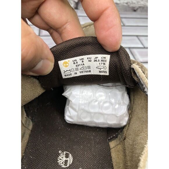 Timberland Earth Keepers Taupe Oxfords Moc Toe Lace Up Shoes Men Sz 8.5M US/42EU - Picture 11 of 15